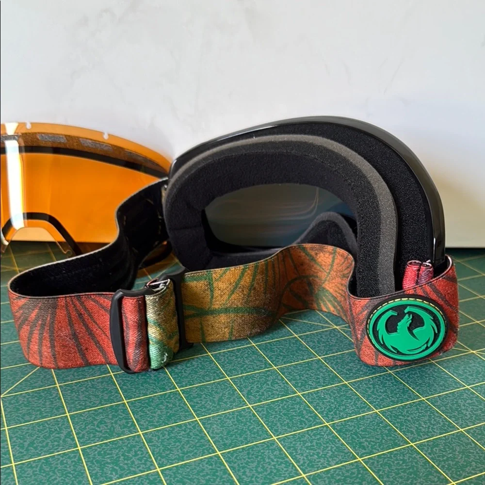 Dragon D1 OTG Goggles black red green